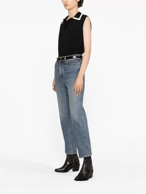 KHAITE The Abigail straight-leg jeans