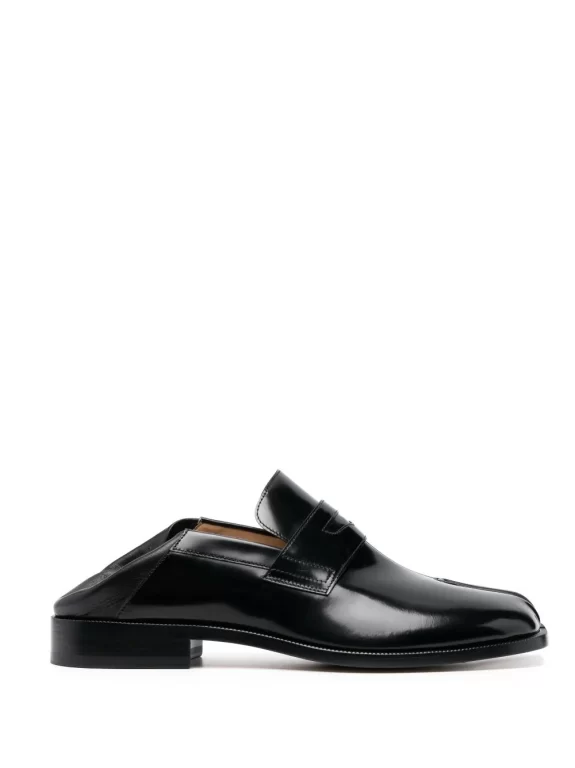 Maison Margiela low-heel Tabi calf-leather loafers