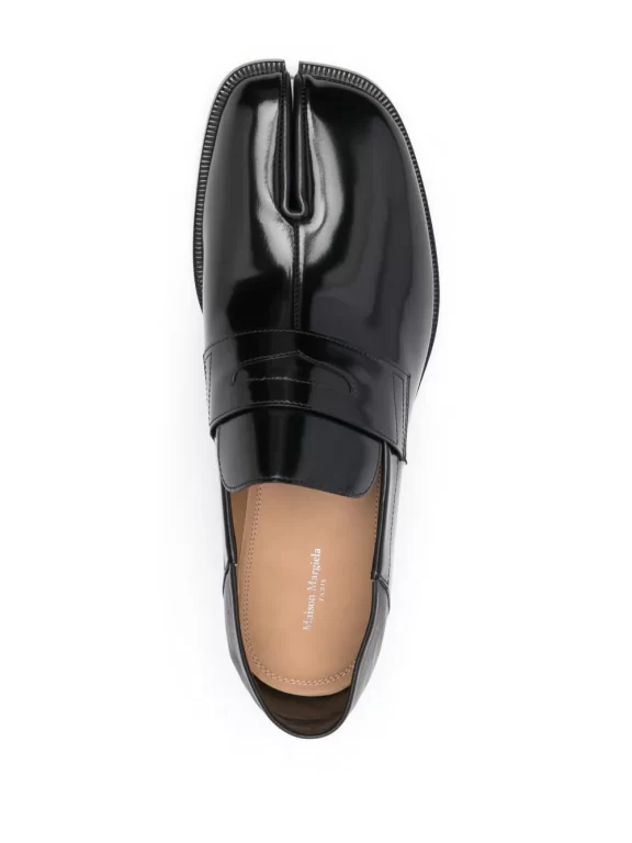 Maison Margiela low-heel Tabi calf-leather loafers