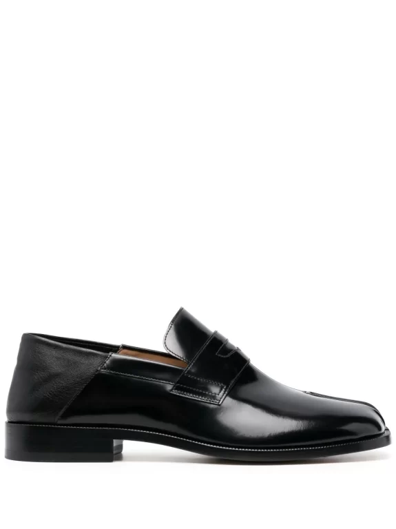 Maison Margiela low-heel Tabi calf-leather loafers