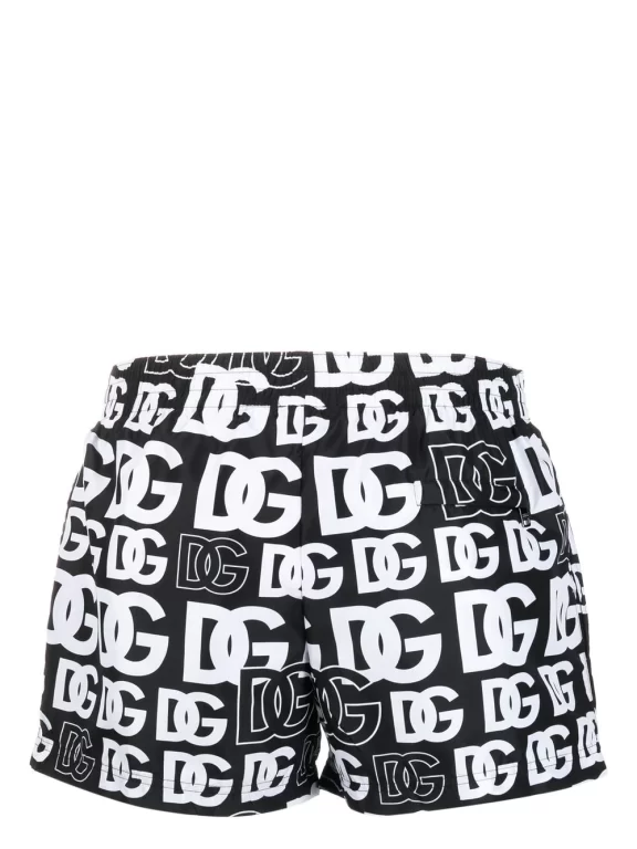 Dolce & Gabbana Logo-print Swim Shorts