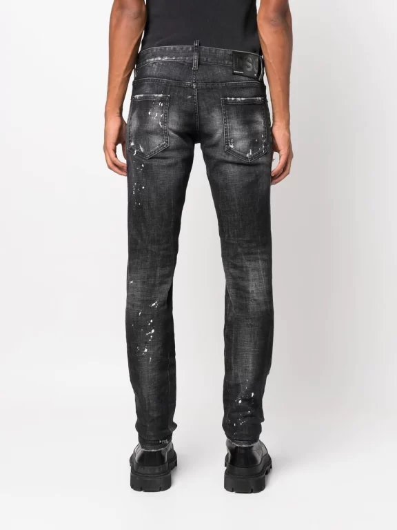 Dsquared2 Distressed-effect Straight-leg Jeans