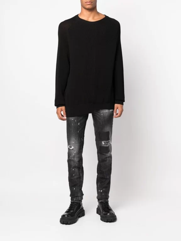 Dsquared2 Distressed-effect Straight-leg Jeans