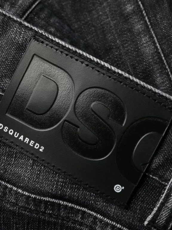 Dsquared2 Distressed-effect Straight-leg Jeans