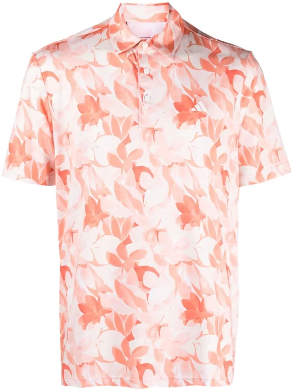 Adidas Golf Adi Golf Floral Polo Shirt