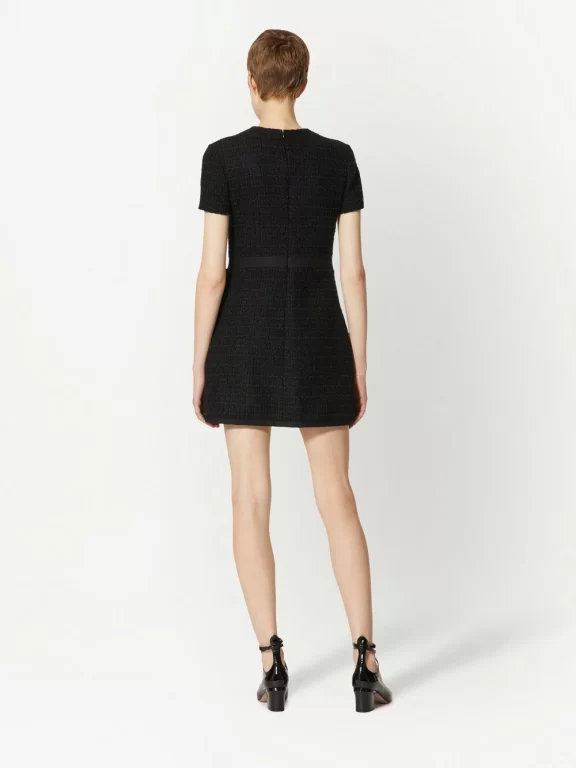 Valentino Garavani Chain-Link Trim Mini Dress