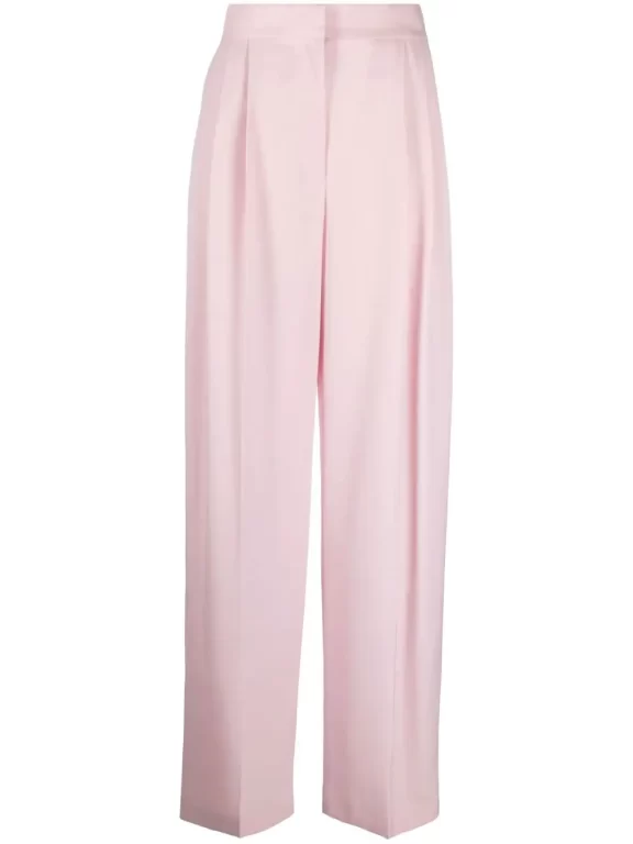 Alexander McQueen Pleated High-waisted Trousers