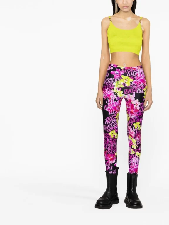 Versace Medusa-motif Knitted Top