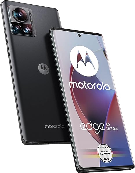 Motorola Edge 30 Ultra Dual-Sim 256GB ROM + 12GB RAM (GSM only | No CDMA) Factory Unlocked 5G Smartphone (Interstellar Black) – International Version